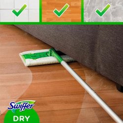 Swiffer 216 Dry Microfiber Cloths Dust and Dirt Catch Cloths Great for All Floor Types and Animal Hair Maxi Size