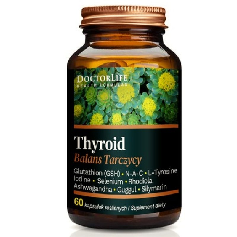 Doctor Life Thyroid Balance Dietary Supplement Supporting The Thyroid 60 Capsules