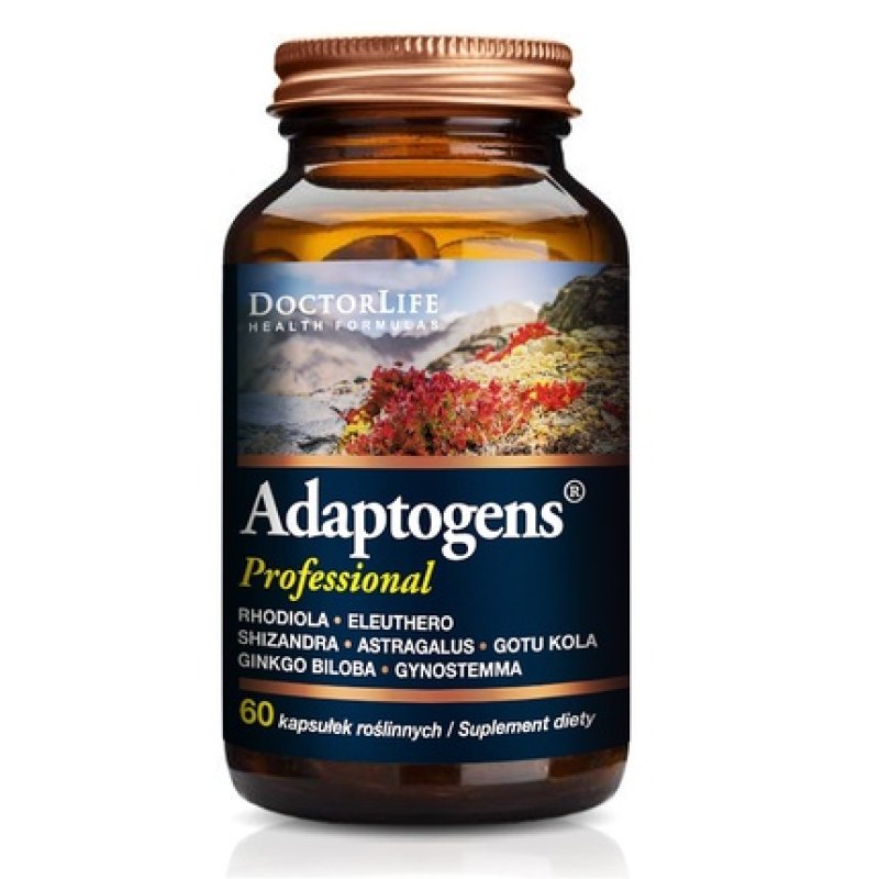 Doctor Life Asia Adaptogens Adaptogeny Dietary Supplement 60 Capsules