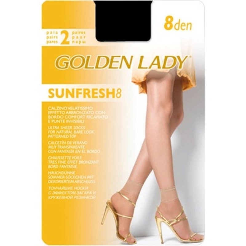 Golden Lady Gambaletto Sunfresh Dakar Tanning Effect 2 Pairs