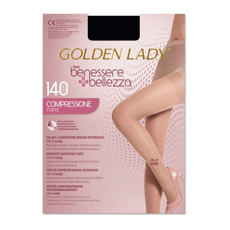 Golden Lady Company Spa Wellness & Beauty Tights 140 Den G115 Black Size Iv