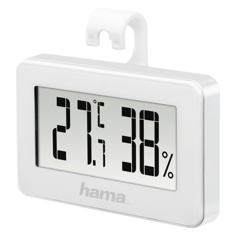 MINI THERMOMETER HYGROMETER WHITE