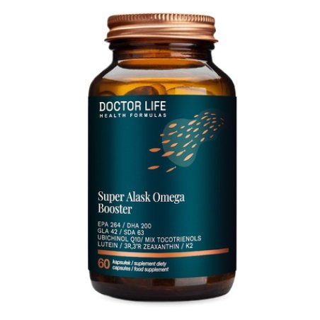 Doctor Life Super Alask Omega Booster Dietary Supplement 60 Capsules