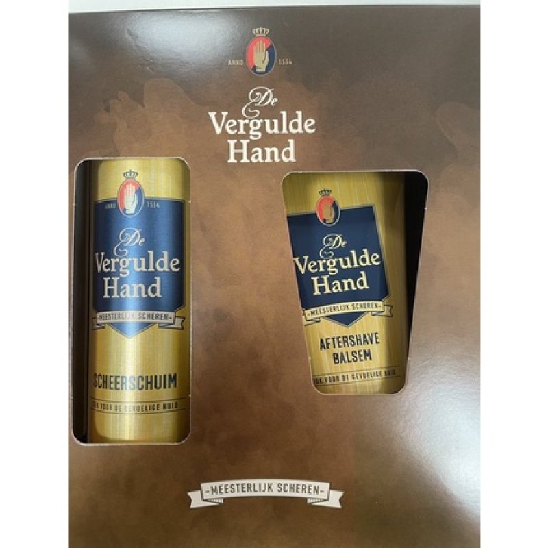 Vergulde Hand Gsv Box Aftershave & Shaving Foam