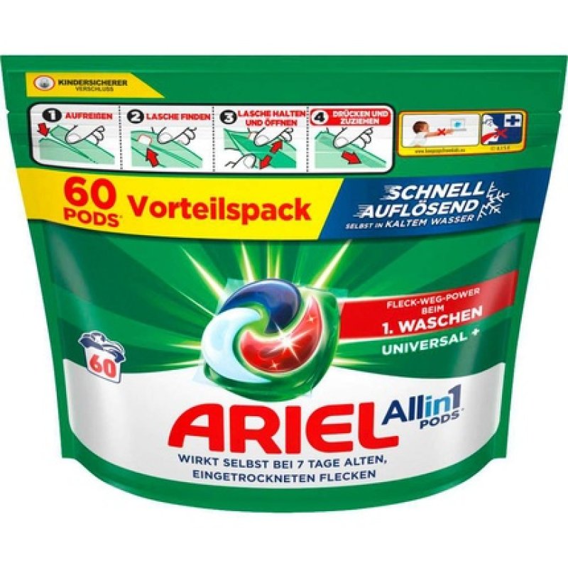 Ariel All-In-1 Pods Universal - 60 Wash Loads