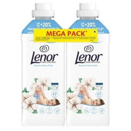 Procter & Gamble Chemicals Lenor Fabric Softener 2x987ml Sensitive