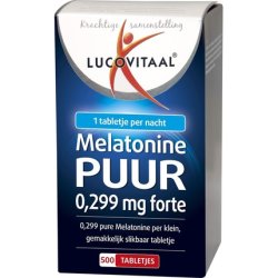 Lucovitaal Melatonin Pure 0299 Mg Sleep Aid