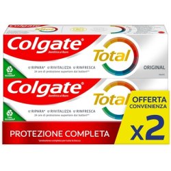 Colgate Total Original Toothpaste Complete 24h Protection 2x75ml