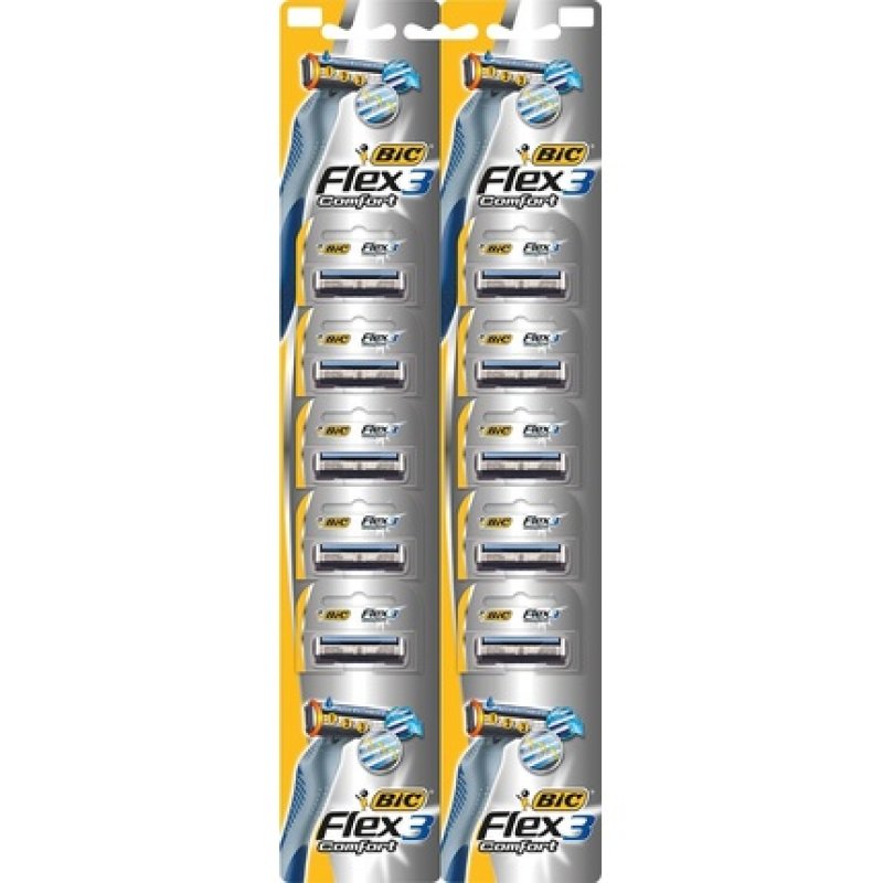 Bic Flex 03 Comfort Razor Pack Of 10