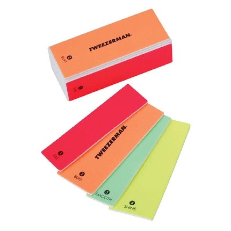 Tweezerman 4 In 1 Nail Buffer And Shine Block