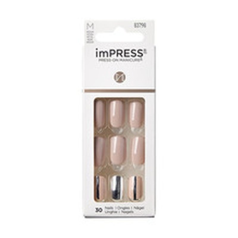 Kiss My Face Impress Cloudy Nails 30 Pieces