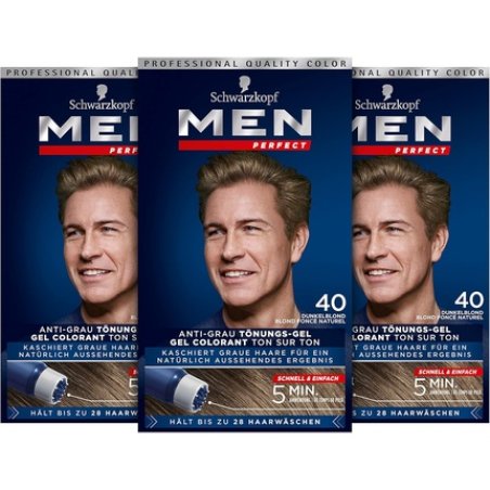 Schwarzkopf Men Perfect 40 Natural Dark Blonde Hair Dye