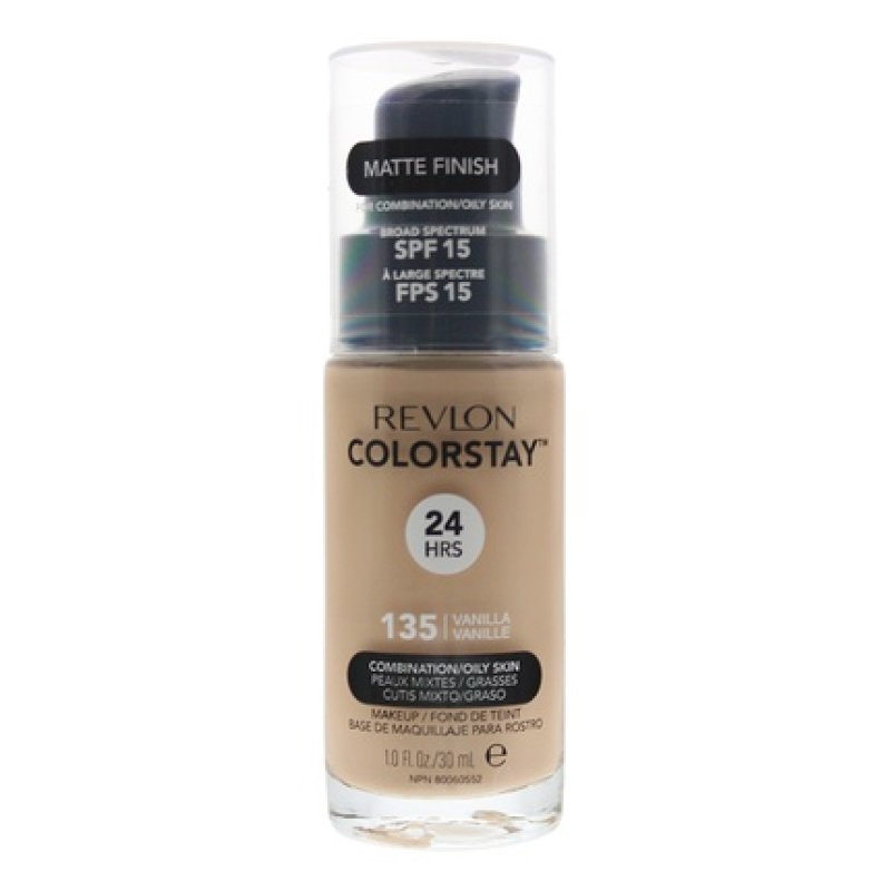 Revlon Colorstay Makeup Combinationoily Skin Spf 15 135 Vanilla Foundation 30ml