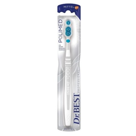 Dr Best Professional Dental Care Polimed Toothbrush Medium Bristle Single Pack