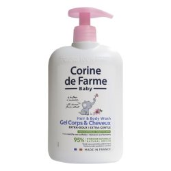 Forte Sweeden Corine De Farme Bebe Extra Delicate 2in1 Body And Hair Wash Almond 500ml