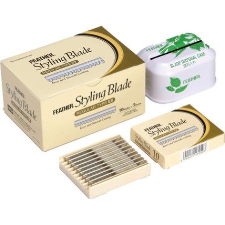 Eurostil Feather Styling Blade Reg Blades 5 Boxes X 10 Units