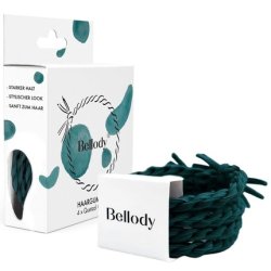 Bellody Original Hair Ties 4 Pieces Quetzal Green