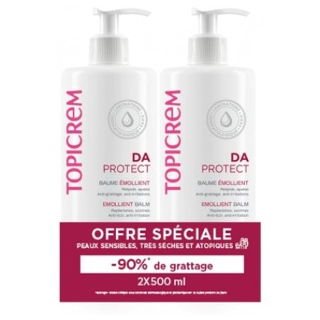 Topicrem Da Emollient Balm 2 X 500ml