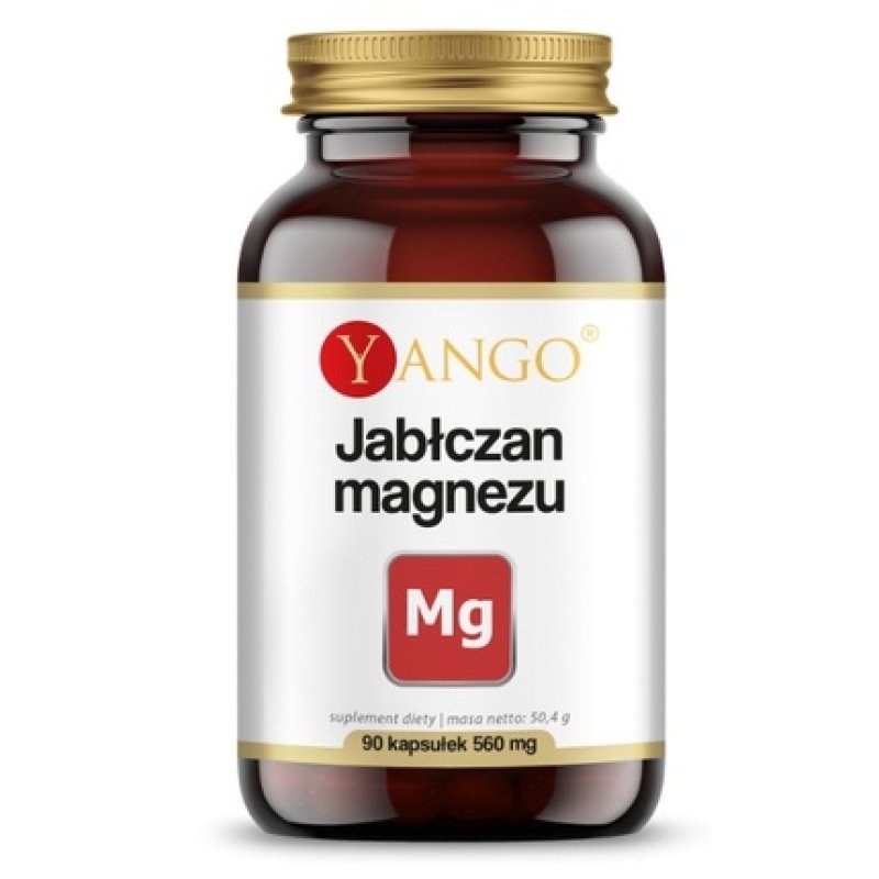 Yango Magnesium Malate 90 Capsules Essential Mineral Supplement