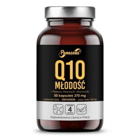 Panaseus Coenzyme Q10 Dietary Supplement 50 Capsules