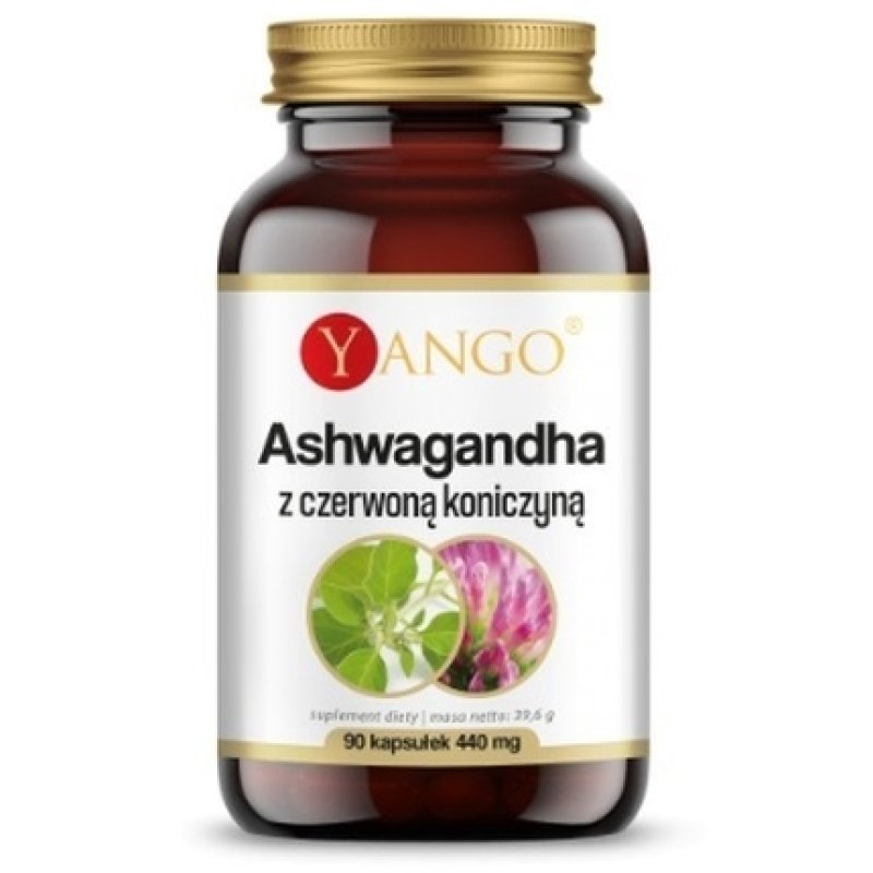 Yango Ashwagandha With Red Clover 90 Capsules Long Term