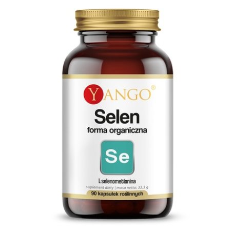 Yango Organic Selenium 200 Mg Lselenomethionine Dietary Supplement 90 Capsules