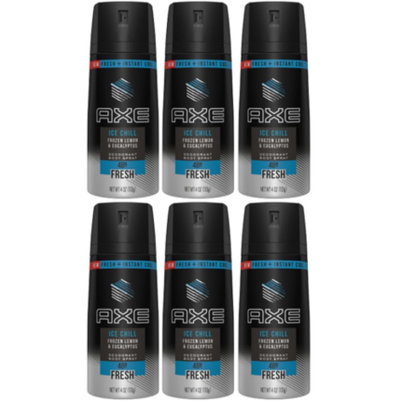 Axe Ice Chill Frozen Mint and Lemon Deodorant and Body Spray 150ml