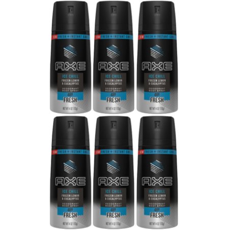 Axe Ice Chill Frozen Mint and Lemon Deodorant and Body Spray 150ml