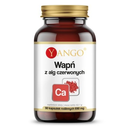 Yango Calcium From Red Algae Dietary Supplement 90 Capsules