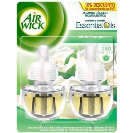 Air Wick Electric Air Freshener White Bouquet Refill 2 Units