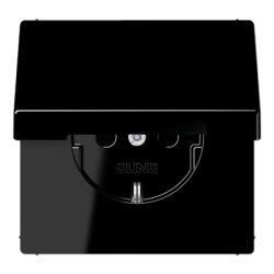 JUNG LS 1520 KL SW outlet box Type F Black
