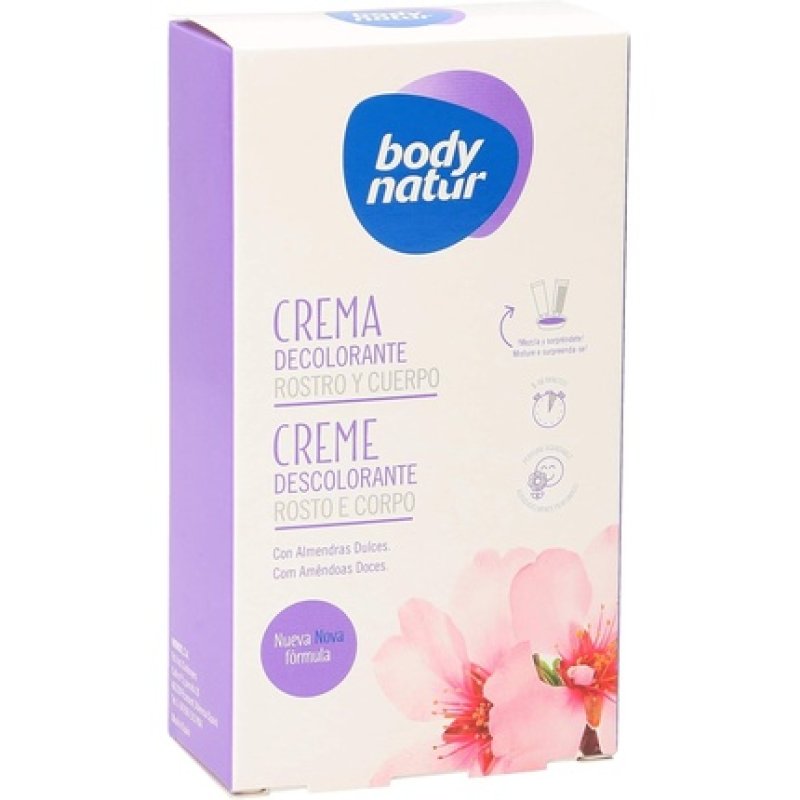 Body Natur Sweet Almond Bleaching Cream For Face And Body 2 X 50 Ml