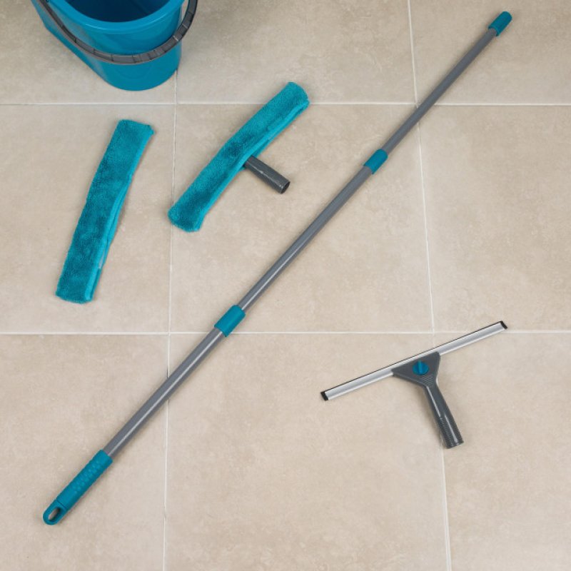 Beldray LA028693FTQEU7 2in1 telescopic window cleaning set