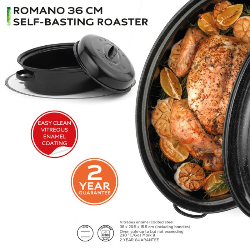 Russell Hobbs CW11491EU V/E 36cm S/B Roaster & Lid