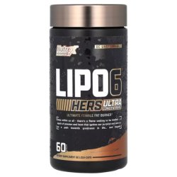 Nutrex Lipo6 Black Hers Ultra Concentrate With Caffeine 60 Capsules