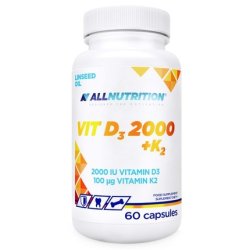 Allnutrition Vitamin D3 2000 K2 60 Capsules