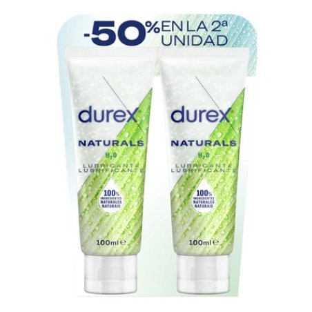 Durex Naturals Waterbased Lubricant 2x100ml