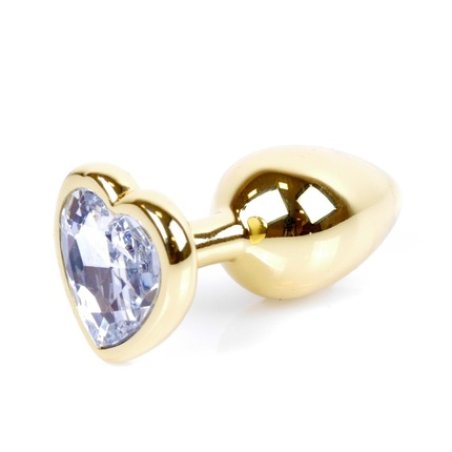 Mylove Metal Anal Plug Gold Heart