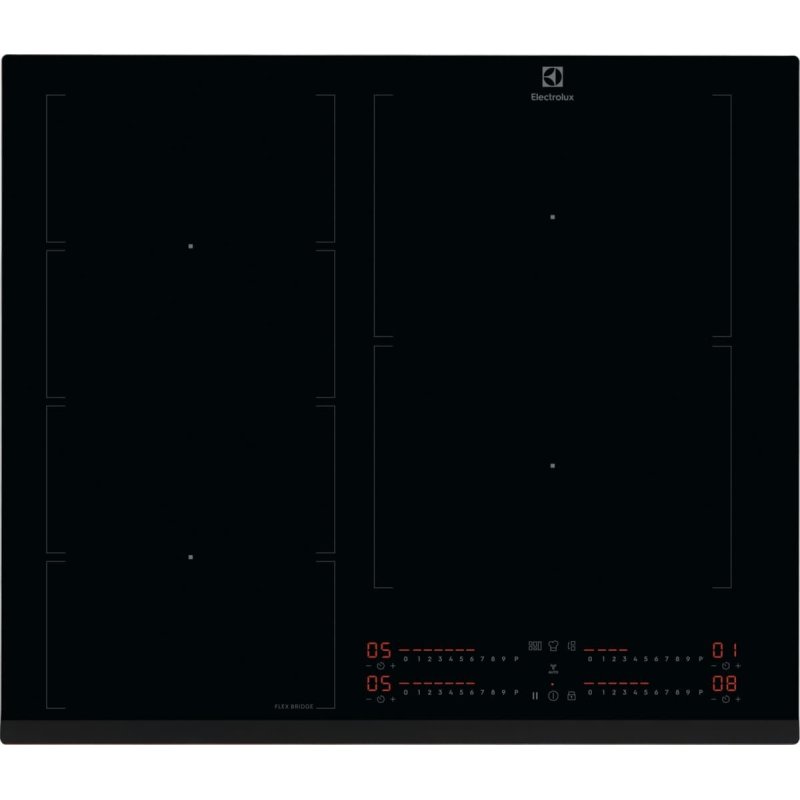 Electrolux EIV64453 Black Built-in 60 cm Zone induction hob 4 zone(s)