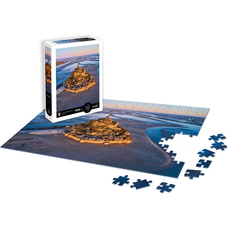 SentoSphère PUZZLE 1000 pièces - PAYSAGE - Le Mont-Saint-Michel - Normandie