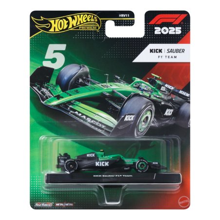 Formula 1 Hot Wheels Premium Die-Cast Vehicle 1:64 Team Sauber: Driver 2