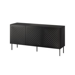Cama Commode SIENA 150.5x40x75 noir mat