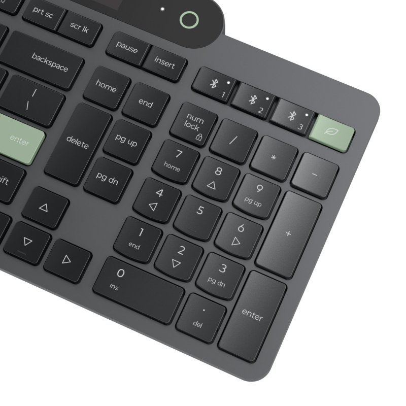 Lenovo 4Y41R69494 clavier maison/bureau Bluetooth Anglais américain Noir, Vert