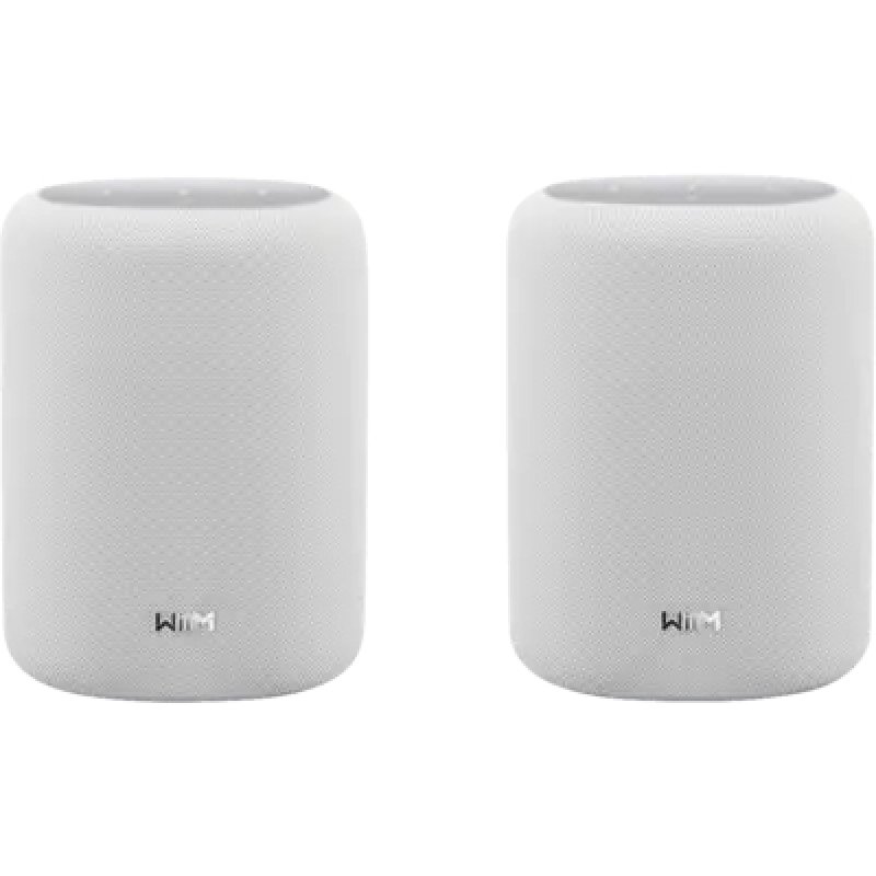 WiiM Sound LITE Twin Pack Stereo portable speaker White 100 W