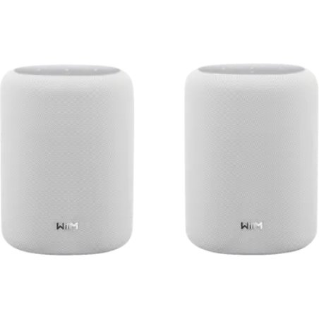 WiiM Sound LITE Twin Pack Stereo portable speaker White 100 W