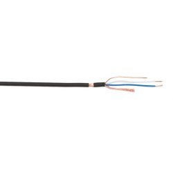 Spiral shieding patch pair, 2 x 0.22 mm², black sheath