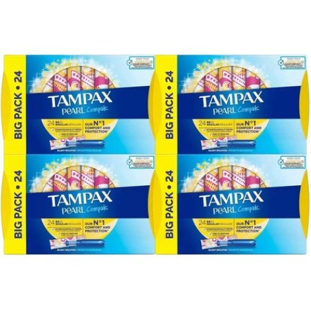 Always Tampax Compak Pearl Regular 24 Units