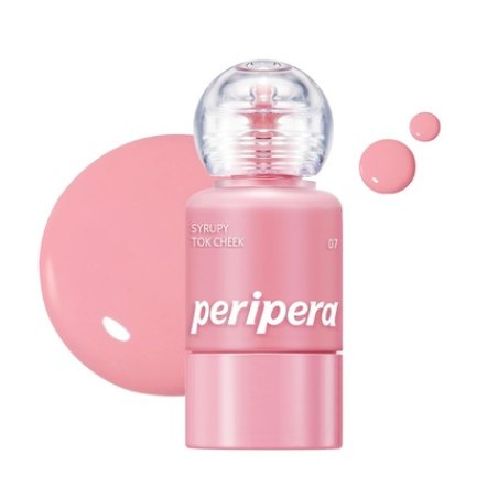 Peripera Syrupy Tok Cheek 5 Colors Liquid Blush Dewy Finish and Hydration