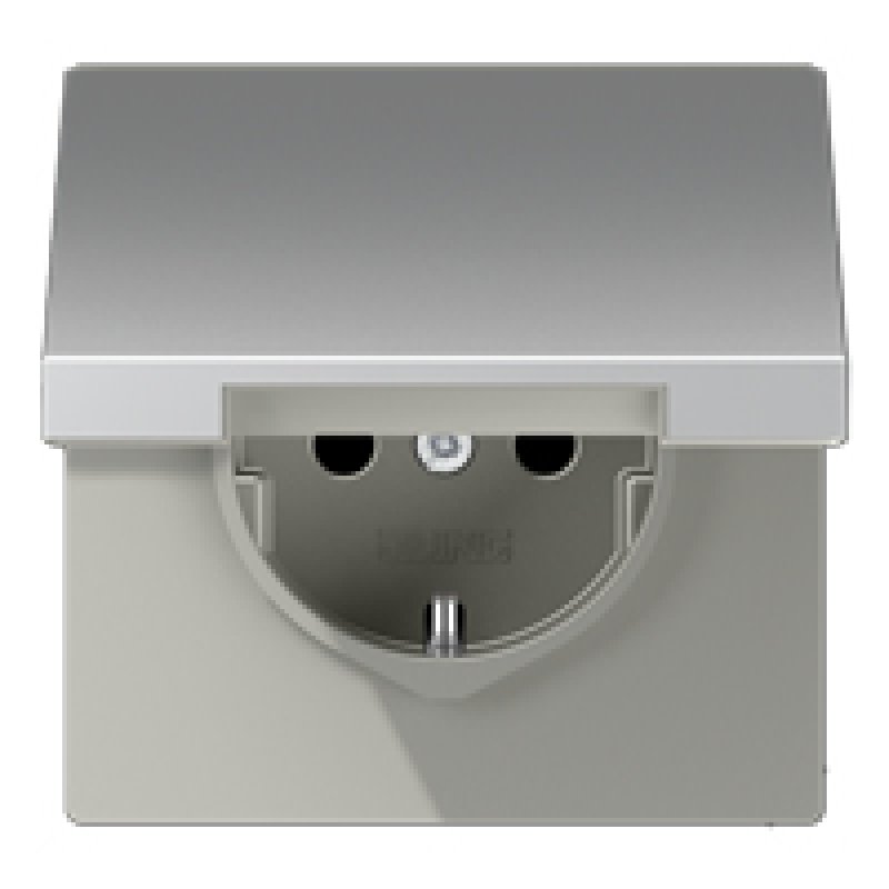 JUNG AL 1520 KL socket-outlet CEE 7/3 Aluminium