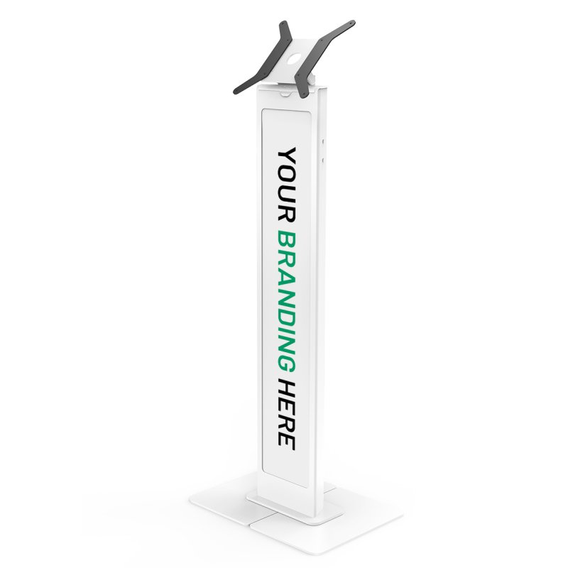 Compulocks Brandable Floor Stand for the Samsung E-Paper Smart Signage - White
